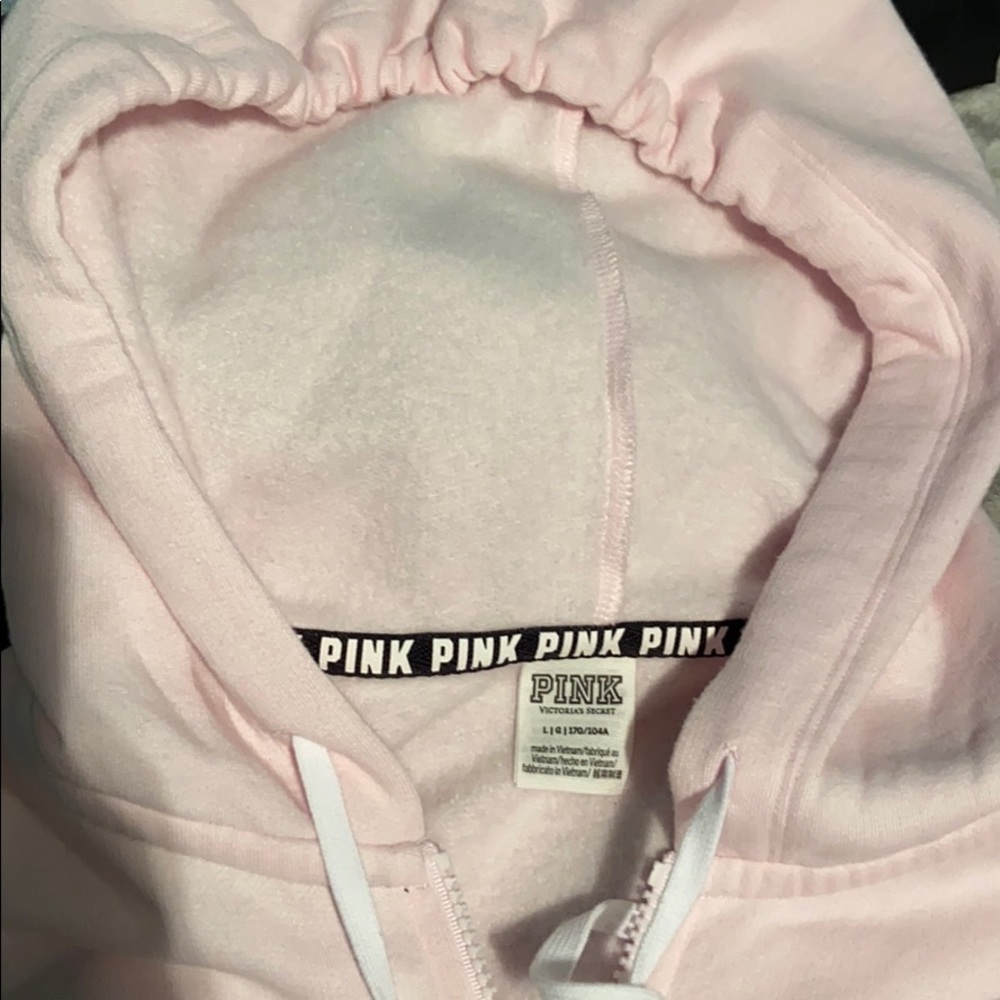 Pink Victoria secret jacket.
